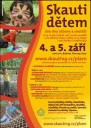 Skauti dětem - akce plná zábavy a možností vyzkoušet si netradiční techniky, hry či sportovní disciplíny - v Plzni, 4.- 5. září 2009