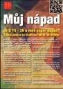Můj nápad - nově vyhlášený program hl. města Prahy pro neformální skupiny mladých lidí (plakát)