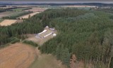 Kůrovec trápí i skautské tábory - tábořiště Valdíkov z dronu, stav 2017