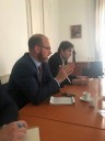 Na jednání s ministrem školství Robertem Plagou (v popředí, foto Tomáš Novotný) 